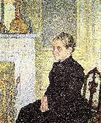 Theo Van Rysselberghe Portrait de Madame Charles Maus oil painting reproduction